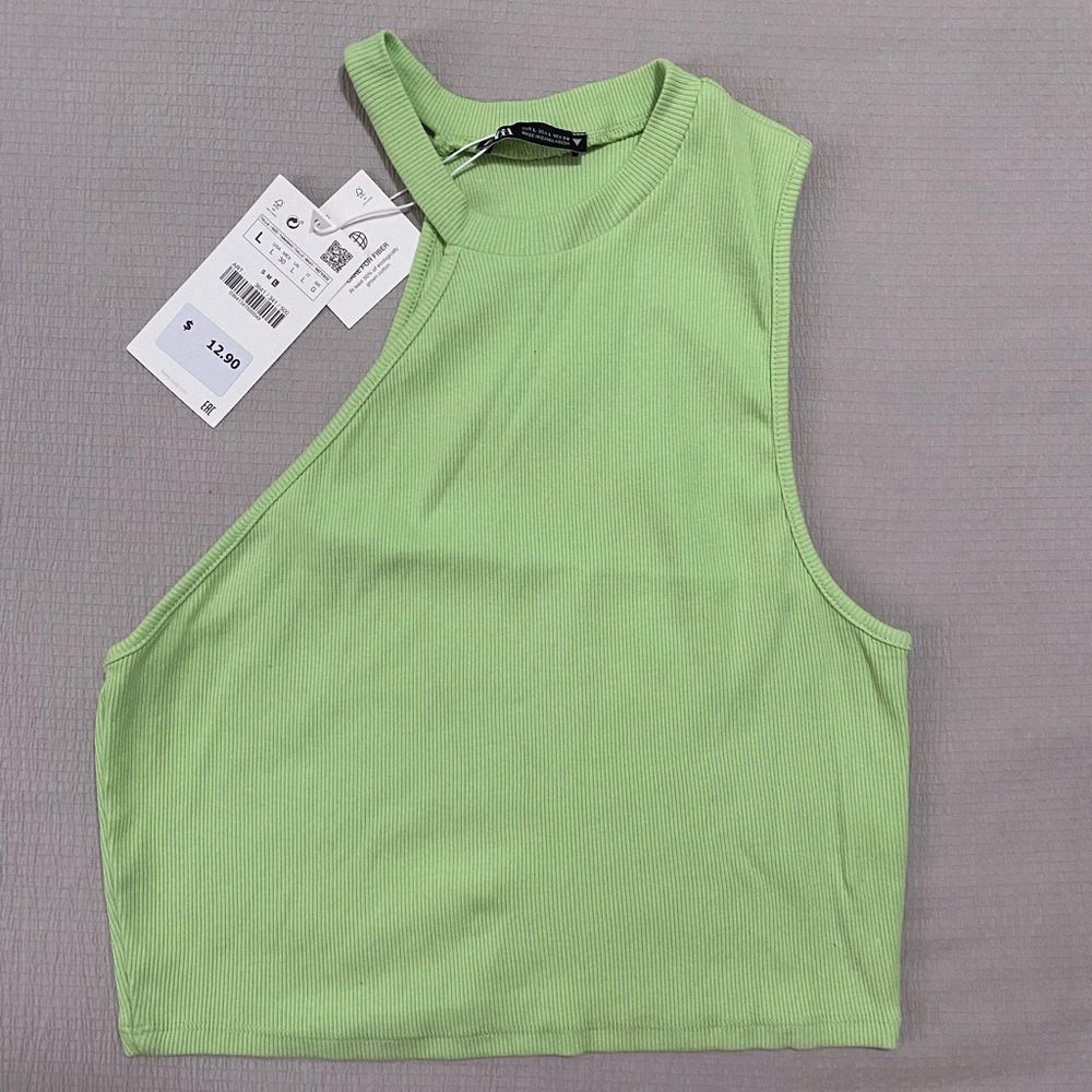 Zara cut out crop top